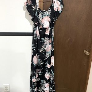 Maternity floral dress